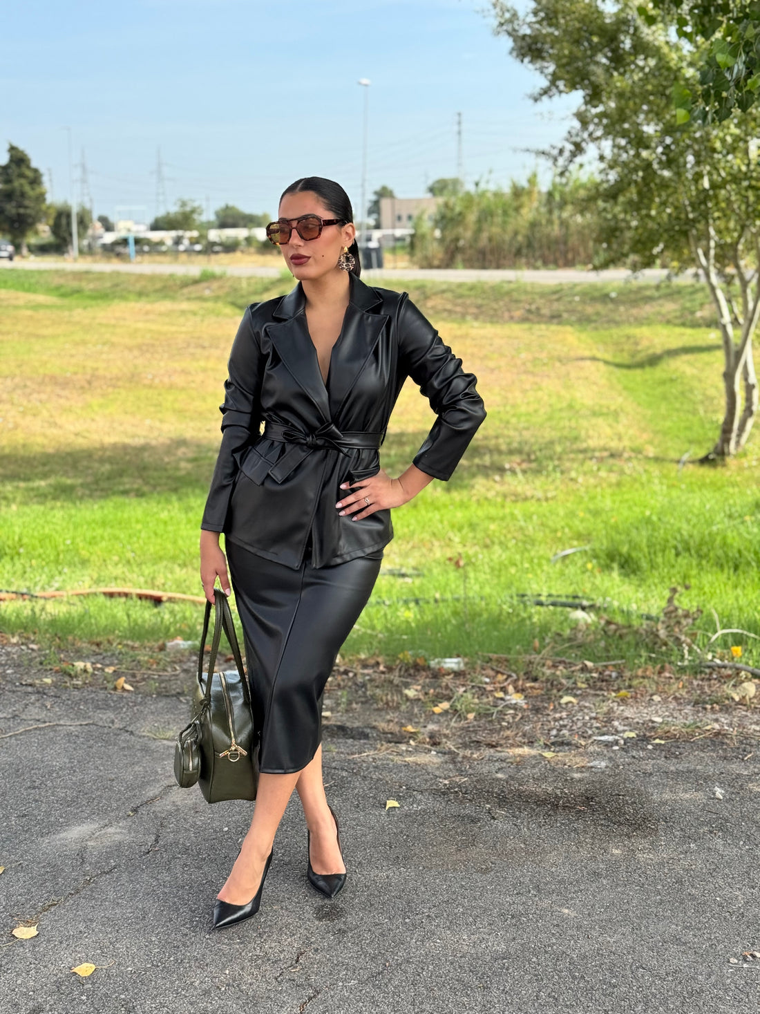 Blazer ecopelle