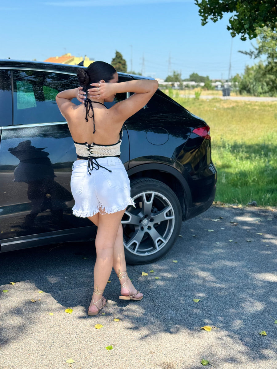 Short con strass