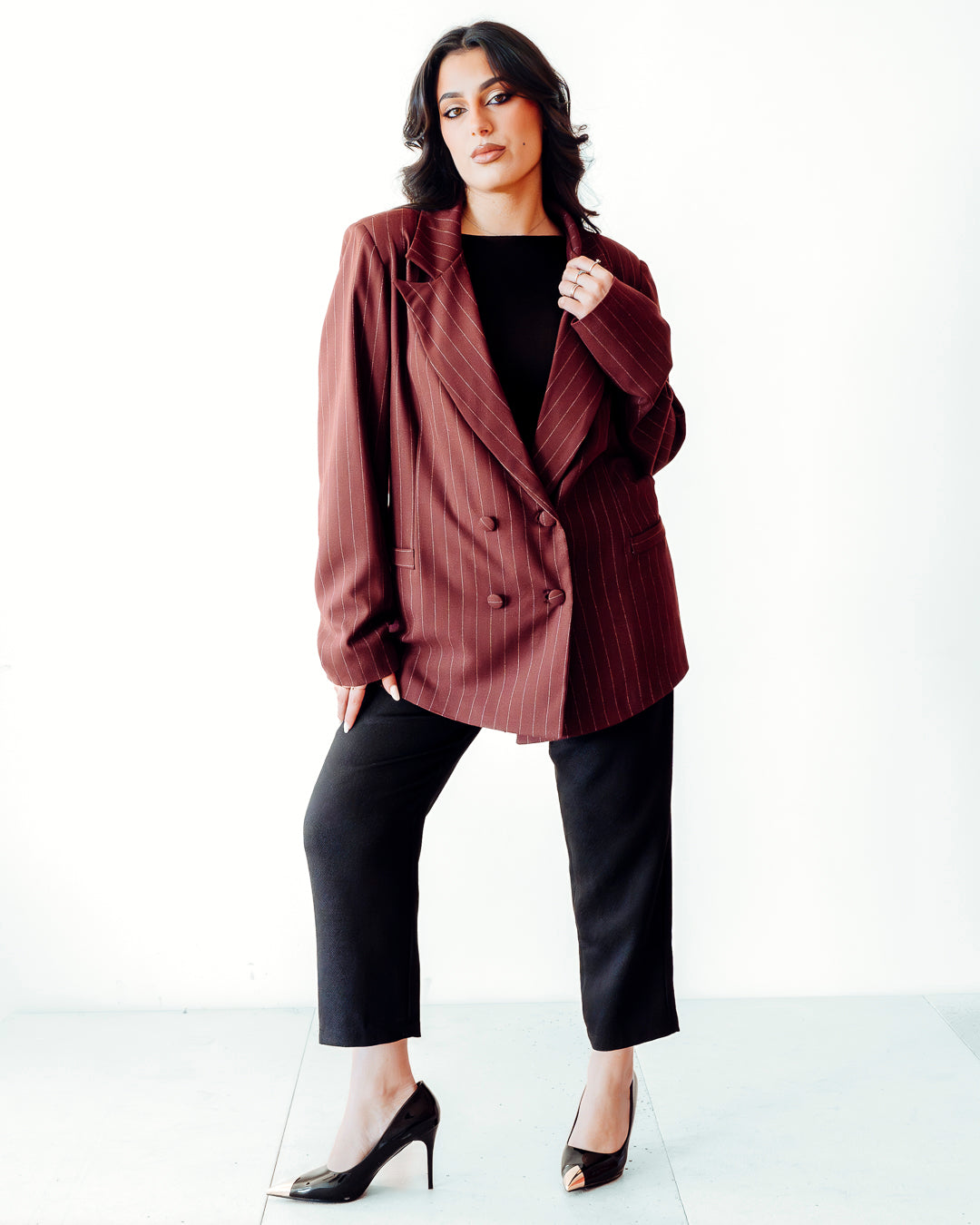 Blazer RHIANNA bordeaux