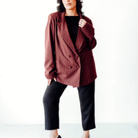 Blazer RHIANNA bordeaux