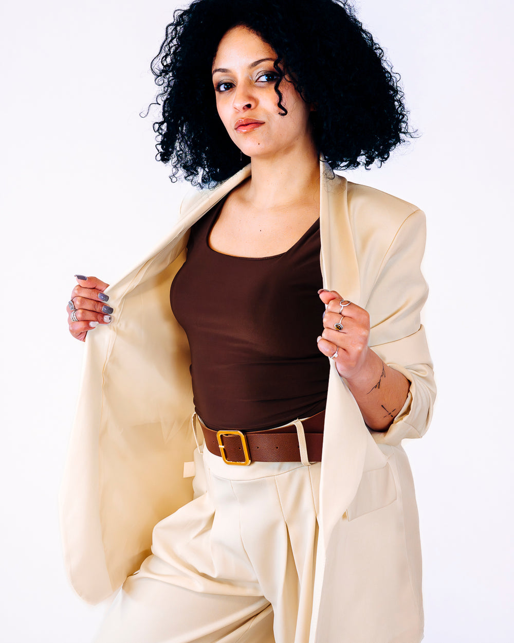 Blazer CHARLOTTE panna