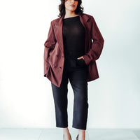 Blazer RHIANNA bordeaux