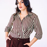 Camicia NAOMI bordeaux