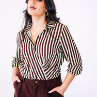 Camicia NAOMI bordeaux