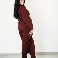 Tailleur Whitney burgundi