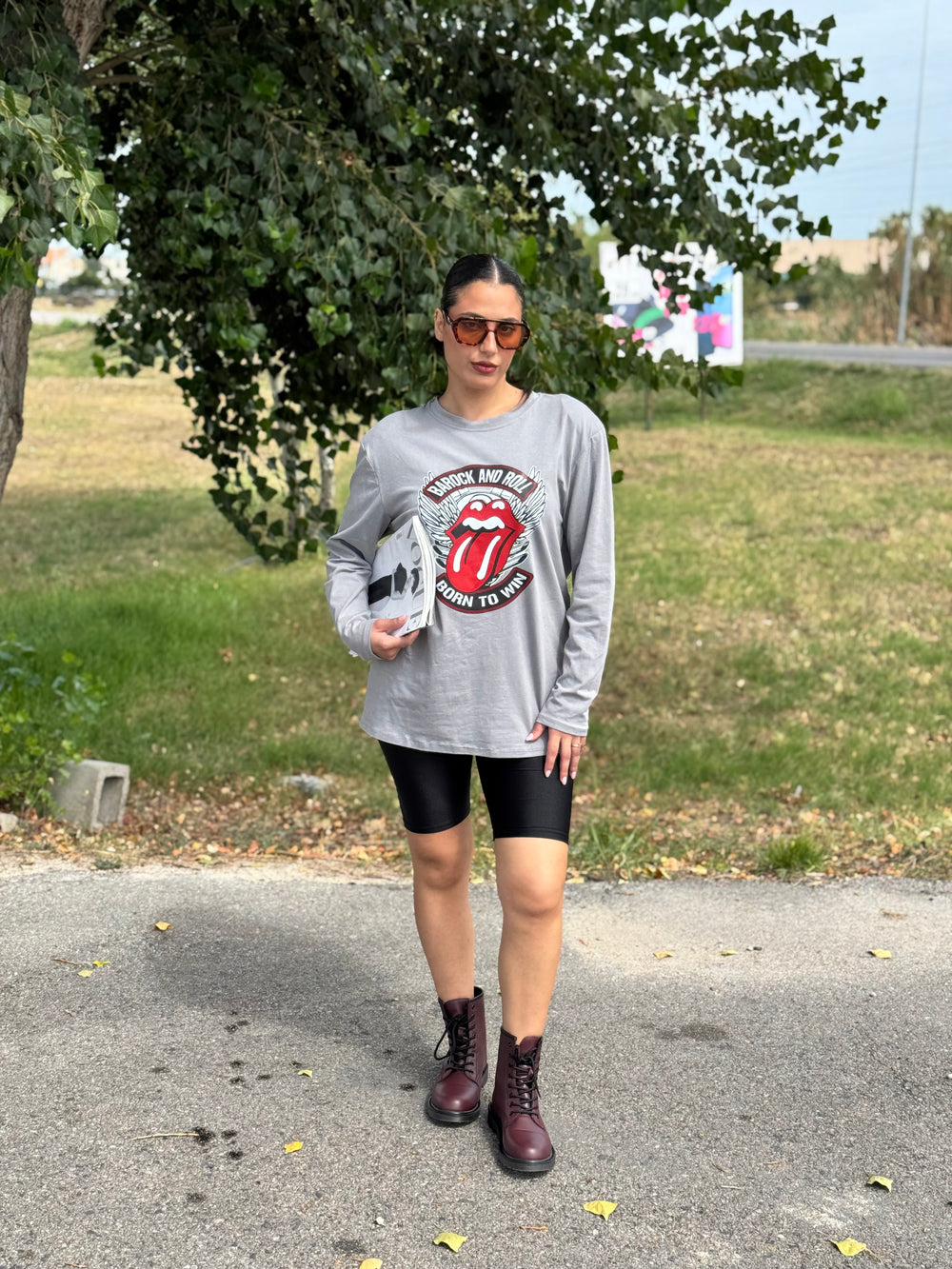 T-shirt maniche lunghe