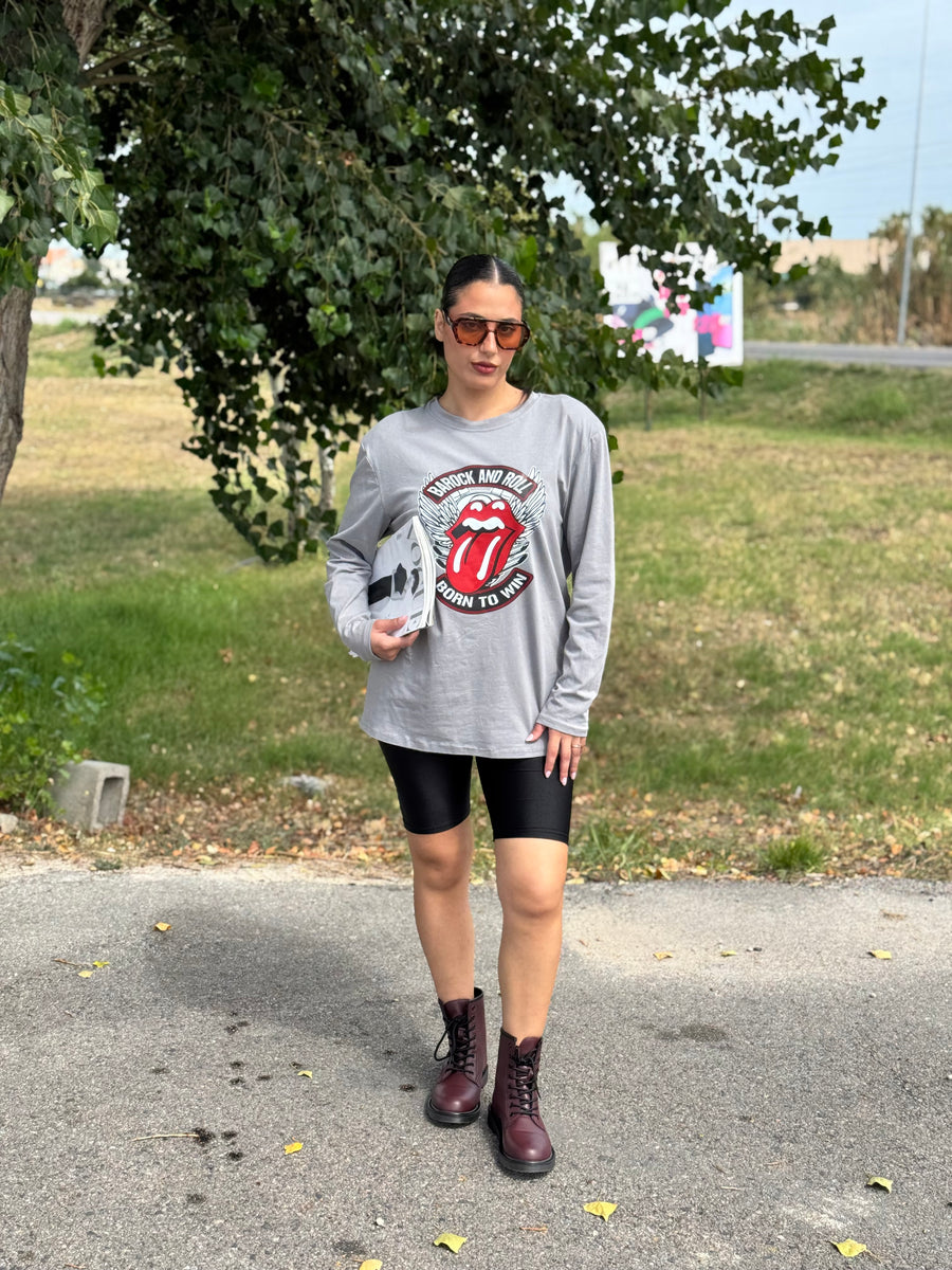 T-shirt maniche lunghe