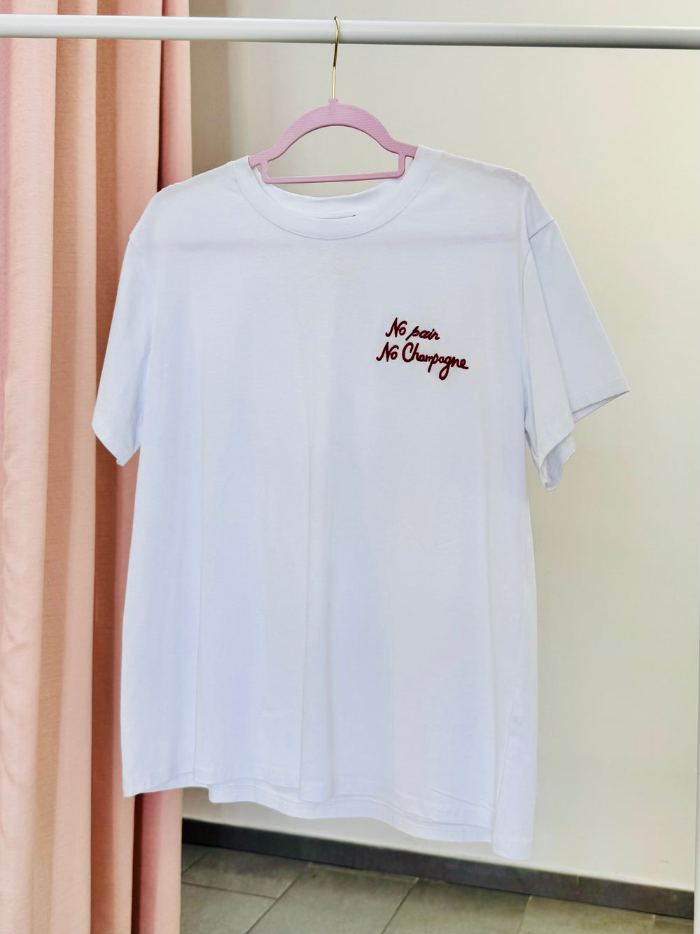 T-shirt NO PAIN NO CHAMPAGNE