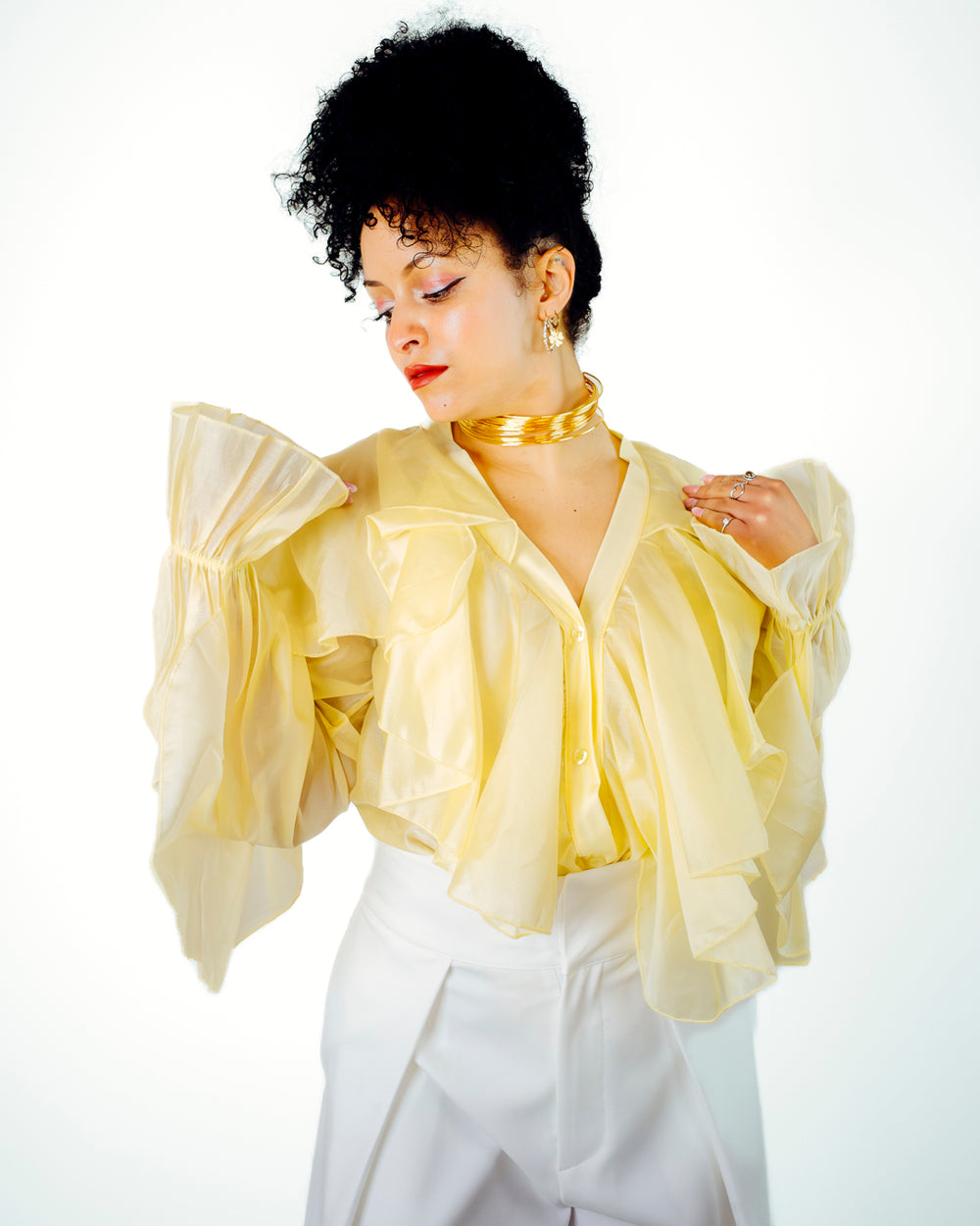 Camicia FABIOLA gialla